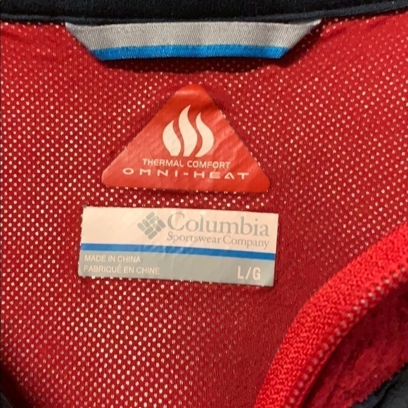 𝅺MENS or Women’s Large Columbia Fleece Jacket - Picture 2 of 4